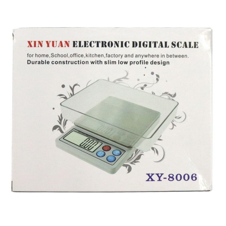XY-8006 600g x 0.01g 2.2 inch LCD Professional Portable Digital Gold Jewellery Scale by buy2fix