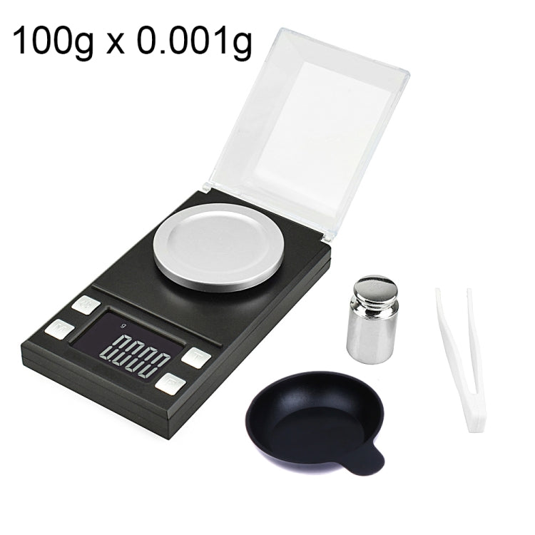 MH-8028 100g x 0.001g High Accuracy Digital Electronic Portable Jewelry Diamond Gem Carat Lab Weight Scale Balance Device with 1.6 inch LCD Screen - Jewelry Scales by buy2fix | Online Shopping UK | buy2fix
