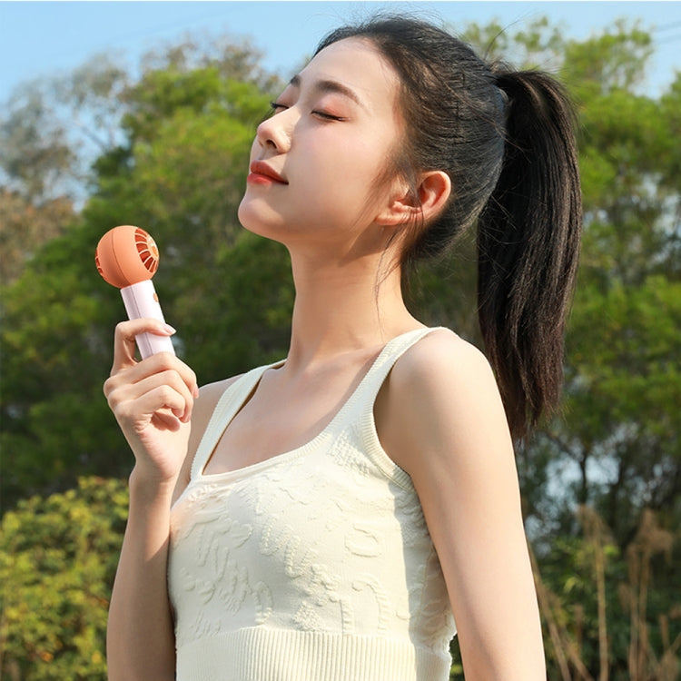 MF062 Mini Handheld Lollipop Electric Fan (Purple) by buy2fix