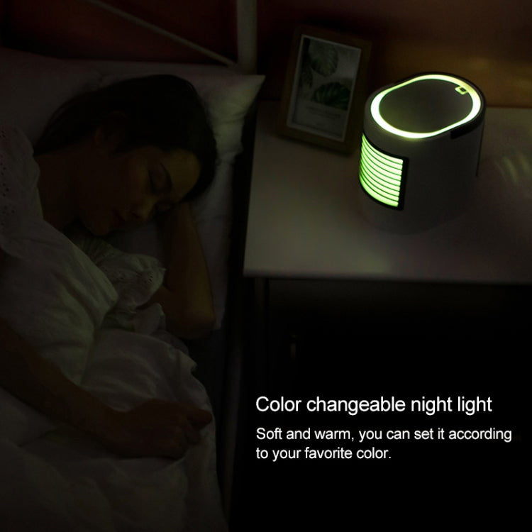 WT-F11 380ml Portable Elliptical Water-cooled Fan (Blue) by buy2fix