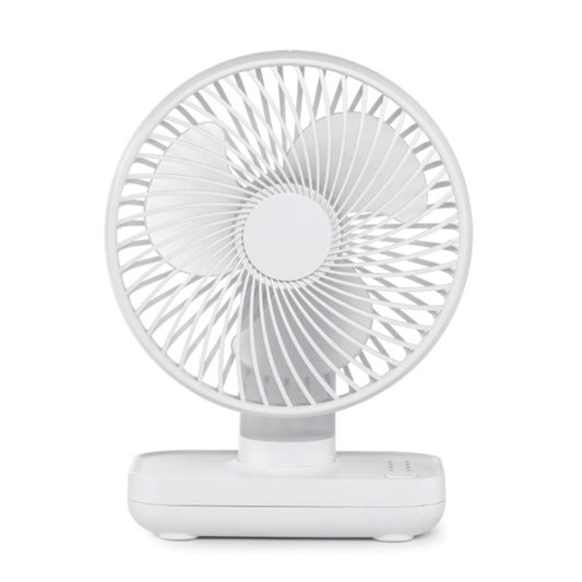 D606 4W USB Rechargeable Portable Four-speed Adjustable Desktop Fan(White) by buy2fix