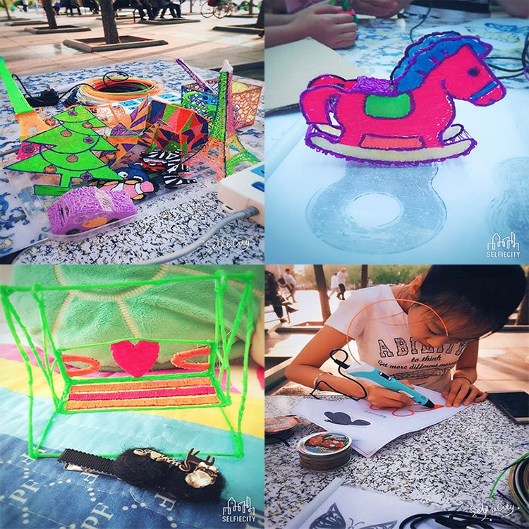 Hand-held 3D Printing Pen, USB Plug(Yellow) by buy2fix