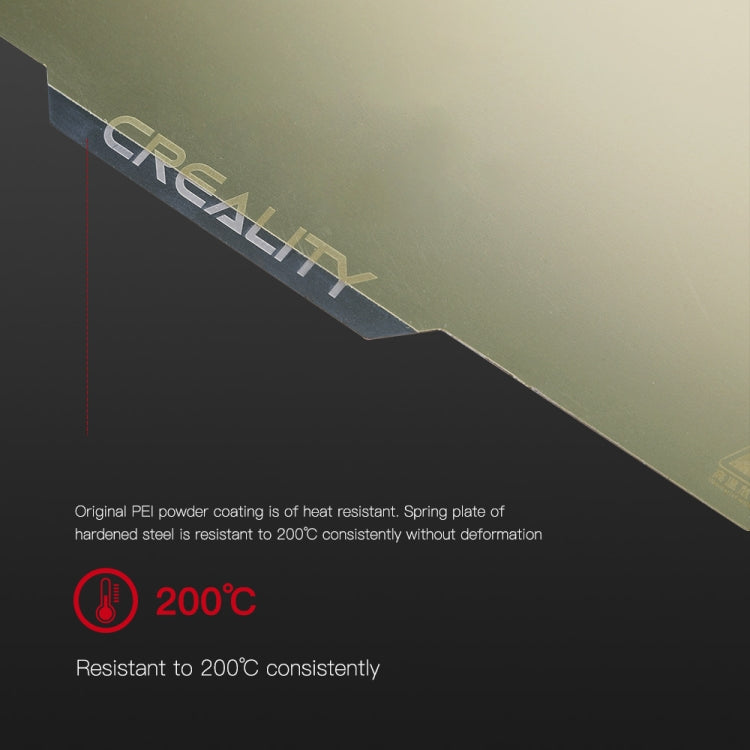 Creality PEI Priting Plate Double-sided PEI Spring Steel Sheet with Magnetic Base for Ender-3 3D Printer Part by Creality