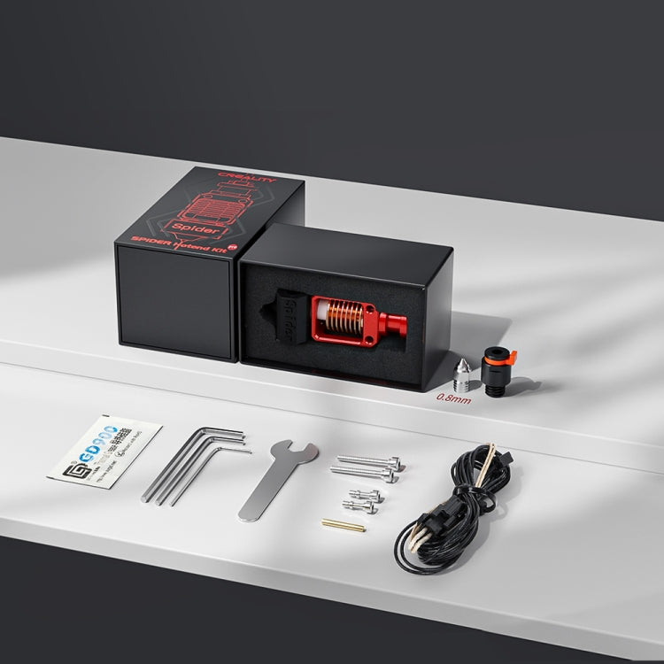 CREALITY 3D Printer Part Spider High Temperature and High Flow Hotend Pro(Red) by Creality