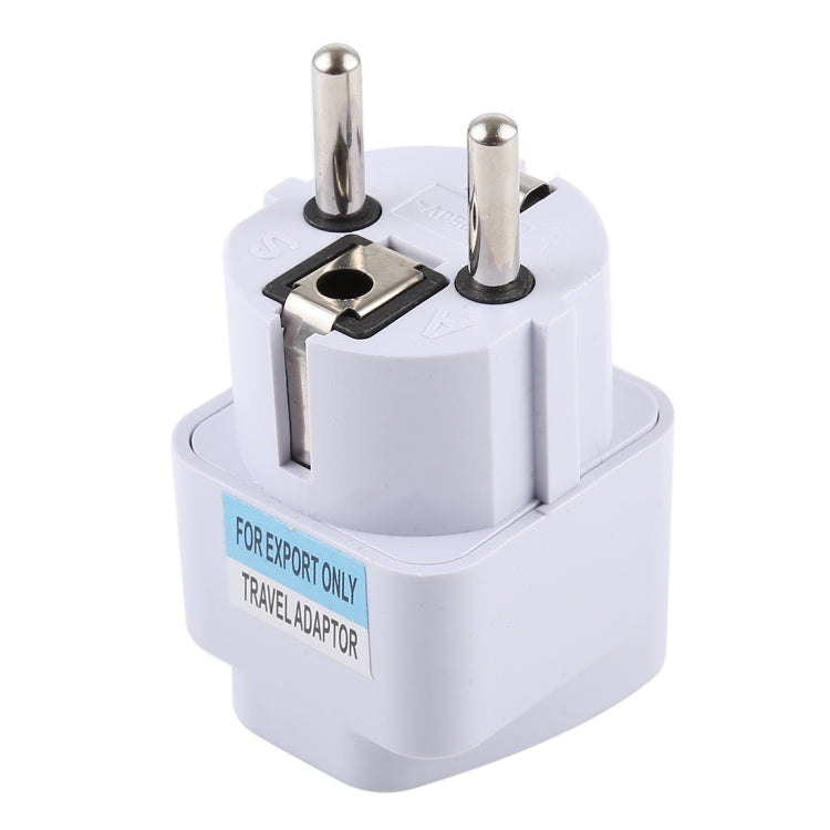 Portable Universal UK Plug to EU Plug Power Socket Travel Charger Adapter with Fuse by buy2fix