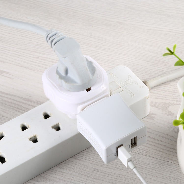 005HKD Portable Universal Socket Computer Server Power Adapter Travel Charger, UK Plug (White) by buy2fix