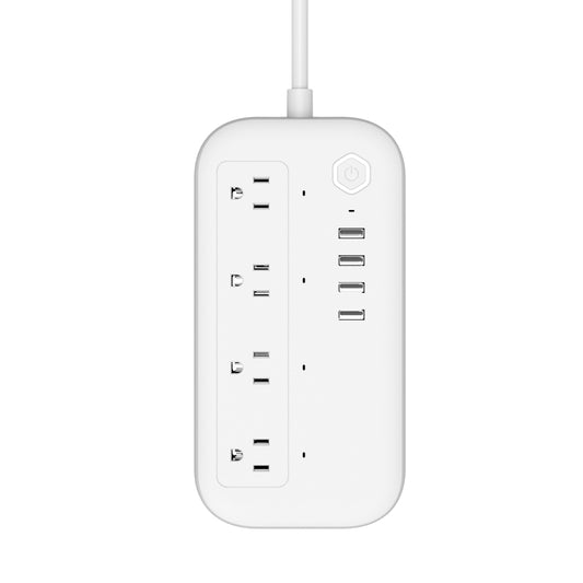 YPS11 Four Holes + 4 x USB Multi-purpose WiFi Smart Power Strip, US Plug by buy2fix