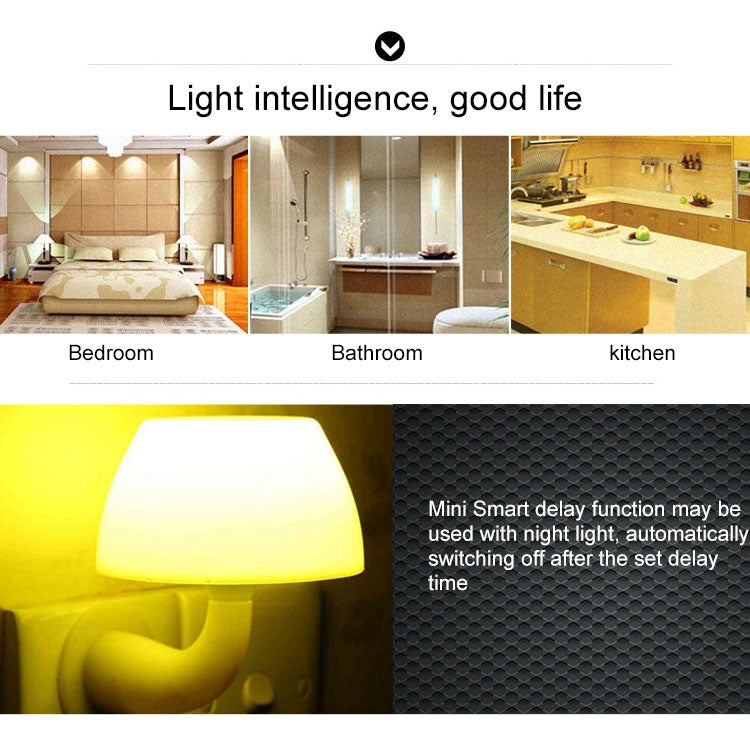 10A Round Shape WiFi Mini Plug APP Remote Control Timer Smart Socket, Support Alexa & Google Home, AC 100-240V, JP / US Plug by buy2fix