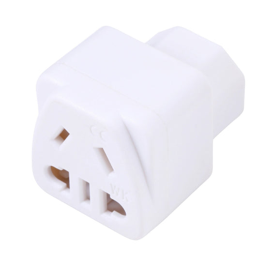 Portable Universal Five-hole WK to C13-C14 Plug Socket Power Adapter(White) by buy2fix