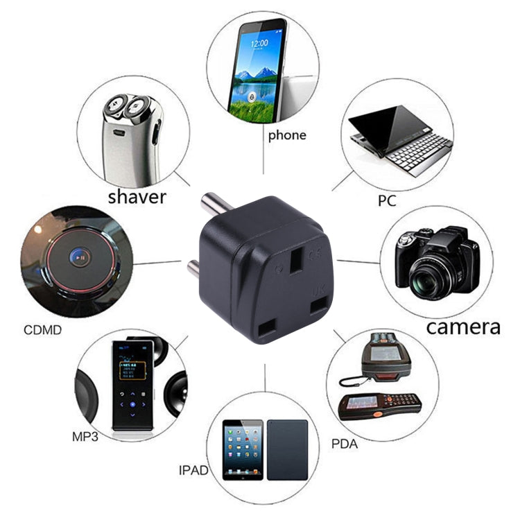 Portable UK to Small South Africa Plug Socket Power Adapter by buy2fix