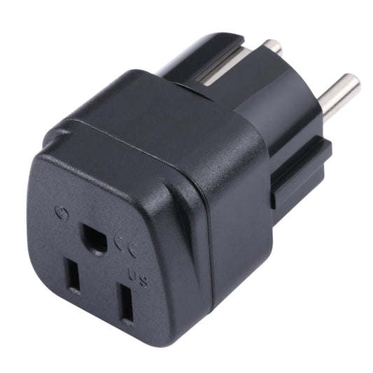 Portable Three-hole US to EU Plug Socket Power Adapter by buy2fix