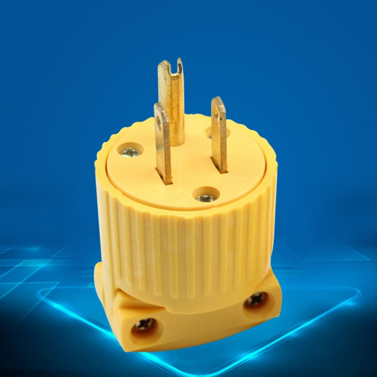 5-15P 125V Detachable Plug Adapter 15A Tripolar Power Adapter, US Plug by buy2fix