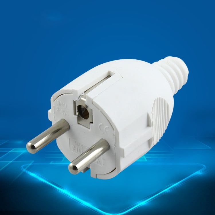 Side Wiring Tripolar Power Plug, EU Plug by buy2fix