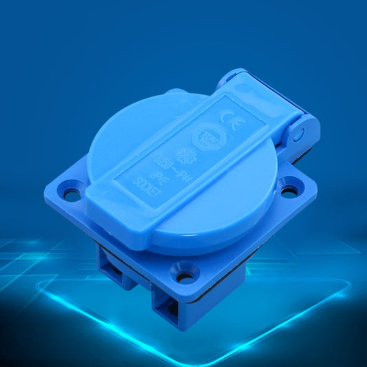 Outdoor IP44 Waterproof Socket with Cover, EU Plug by buy2fix