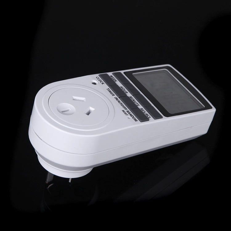 AC 240V Smart Home Plug-in Programmable LCD Display Clock Summer Time Function 12/24 Hours Changeable Timer Switch Socket, AU Plug by buy2fix