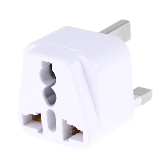 Portable Universal Socket to UK Plug Power Adapter Travel Charger (White) by buy2fix