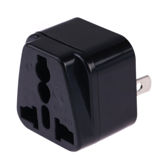 Portable Universal Socket to US Plug Power Adapter Travel Charger (Black) by buy2fix