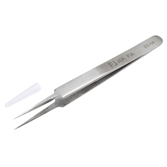 JIAFA ST-14 High-Hardness Anti-Magnetic Anti-Acid Steel Tweezers by buy2fix