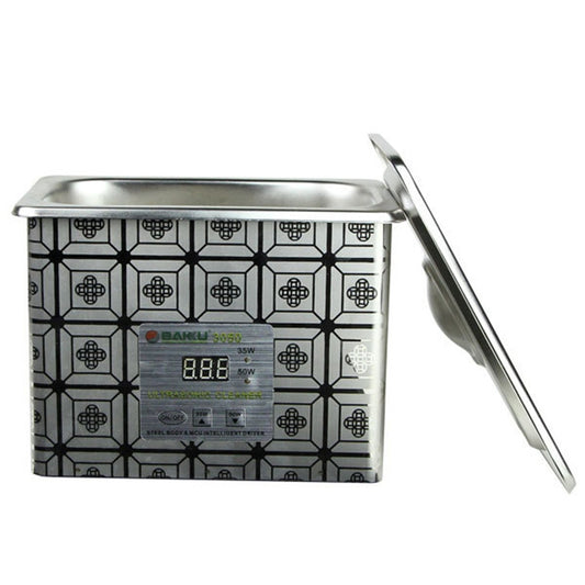 BAKU BK-3050 35W / 50W Adjustable 0.8L LCD Display Ultrasonic Cleaner, AC 220V by BAKU