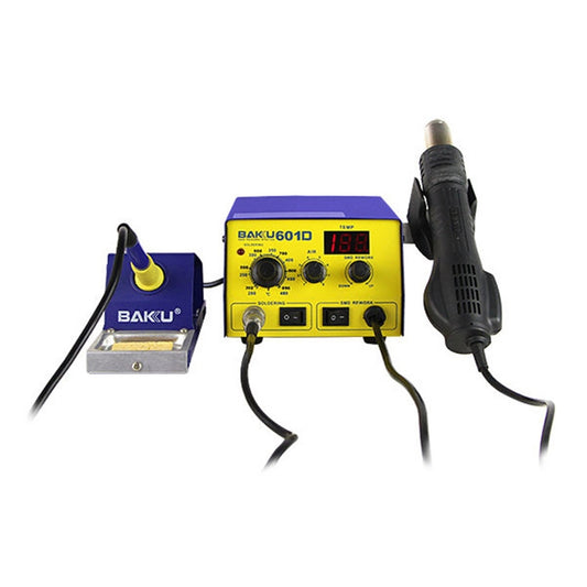 BAKU BK-601D AC 110V LED Display 2 in 1 Hot Air Gun Soldering Iron Soldering Station by BAKU