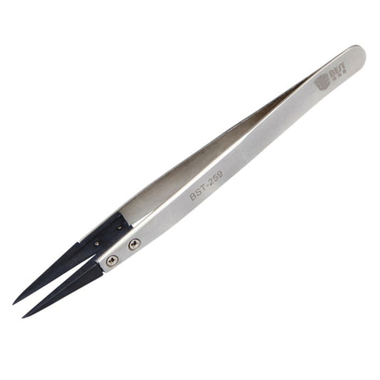 BEST BST-259 Stainless Steel Snti Static Tweezer by BEST
