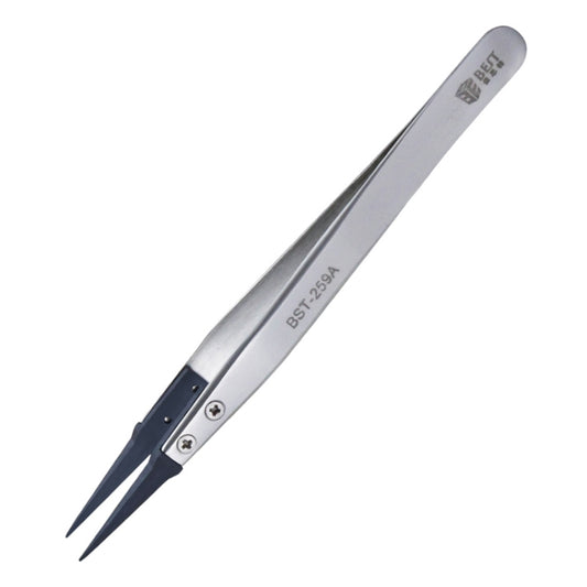 BEST BST-259A Stainless Steel Snti Static Tweezer by buy2fix