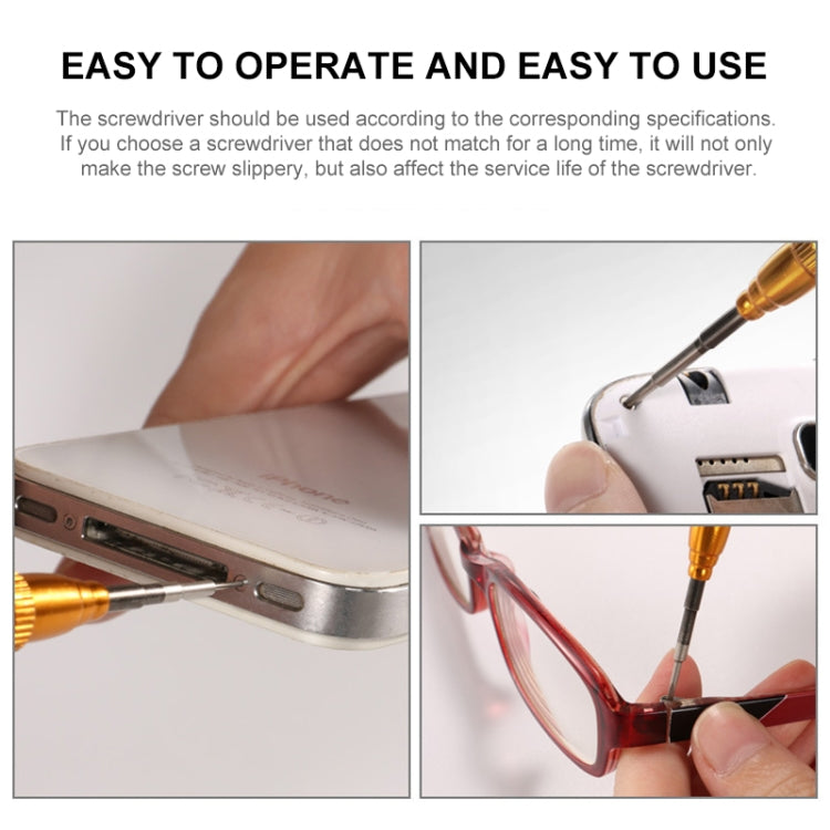 JF-658-1.5 Metal Mobile Phone Repair Tool Phillips Screwdriver by buy2fix