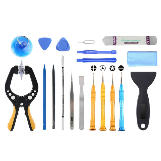 JF-8131 19 in 1 Metal + Plastic Disassemble Repair Tool Kit by JIAFA