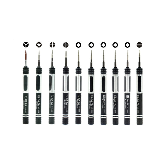 JF-8134 10 in 1 Multi-model Available Metal Mobile Phone Repair Tool Combination Screwdriver by JIAFA