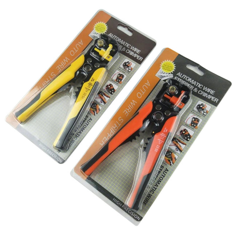5 in 1 Multifunctional Cable Wire Stripper Cutter Crimper Self-Adjusting Terminal Crimping Stripping Plier Tools, Random Color Delivery by buy2fix