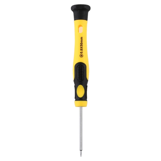 JF-611-0.8 Pentalobe 0.8 Screwdriver for iPhone Charging Port Screws(Yellow) by JIAFA