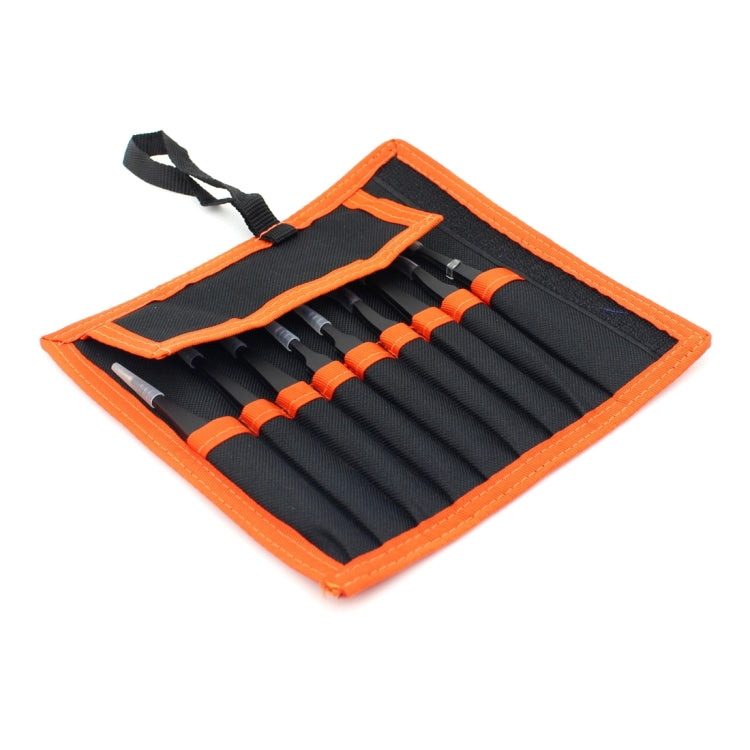 JIAFA JF-8118 9 in 1 Anti-static Precision Tweezers Set with Bag(Black) by JIAFA