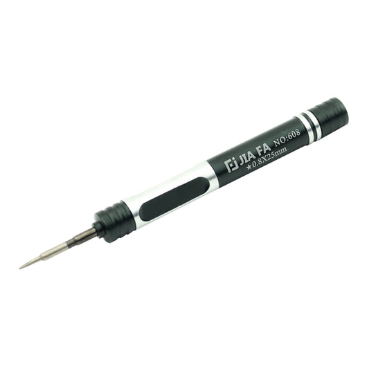 JIAFA JF-608-02 Five Star 0.8 Screwdriver for iPhone Charging Port Screws(Black) by JIAFA