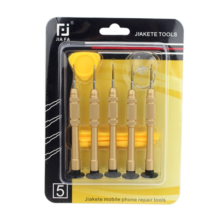 JF-8140 10 in 1 Metal + Plastic iPhone Dedicated Disassemble Repair Tool Kit by JIAFA