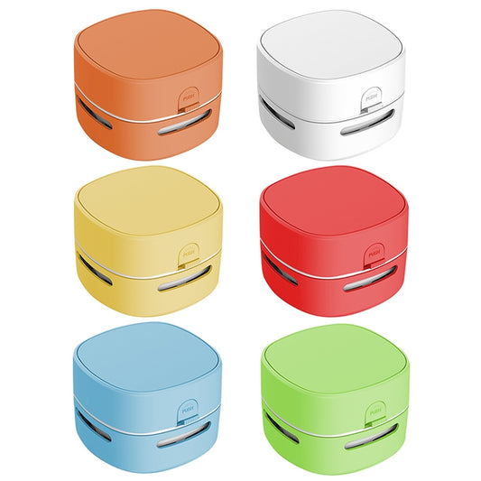 3W Hardcover Battery Style Portable Handheld Wireless Mini Desktop Vacuum Cleaner(Green) by buy2fix