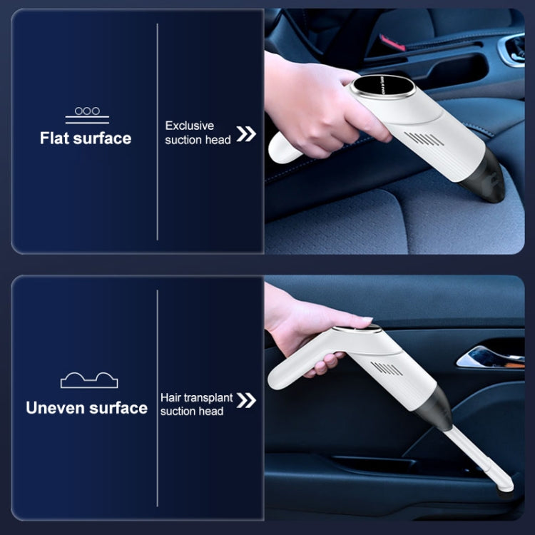 Portable Hand-held Folding Vacuum Cleaner (White) by buy2fix