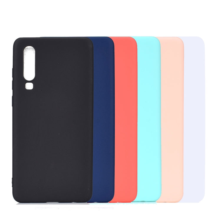 Candy Color TPU Case for Huawei P30 (Black) by buy2fix