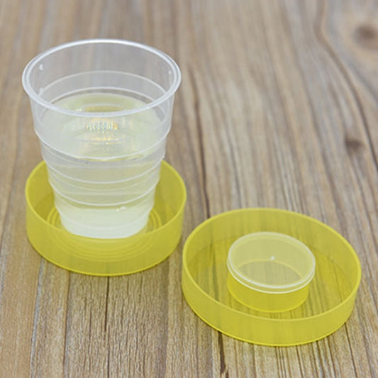 4 PCS 200ml Fashionable Outdoor Activity Using Plastic Portabel Folding Dringking Cup by buy2fix