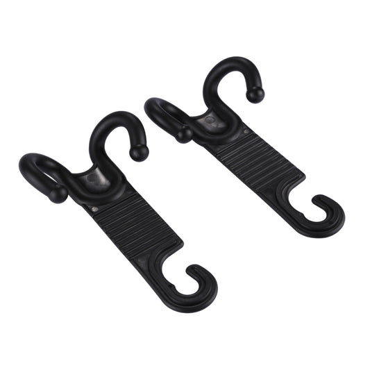 2 PCS Young Player Claw Shape Durable Car Seat Back Hook Trunk Bag Hanger Holder Auto Headrest Luggage Hook (Black) by buy2fix
