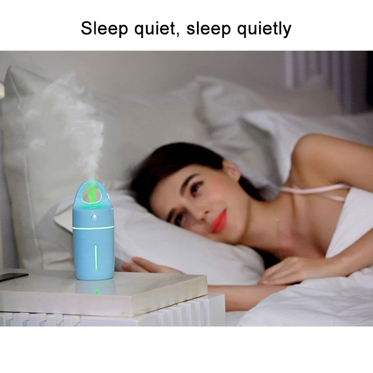 1.5W - 2W 175ml Mini Portable USB Negative Ions Humidifier Beauty and Water Supplement Instrument with Colorful LED Light(Blue) by buy2fix