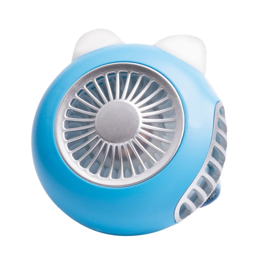 LORDNINO SBF003 3W USB Charging Portable Electric Fan with Magnetic Wristband, 3 Speed Control (Blue) by buy2fix