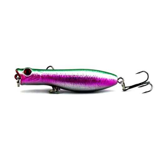 HENGJIA Artificial Fishing Lures Popper Bionic Fishing Bait with Hooks, Length: 6 cm, Random Color Delivery by HENGJIA