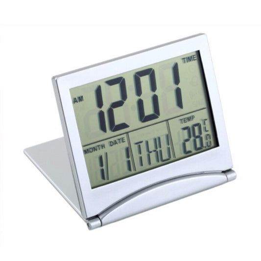 MT-033 LCD Display Portable Folding Digital Travel Temperature Alarm Clock by buy2fix