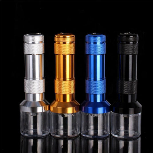 Aluminum Alloy Electric Tobacco Grinder, Random Color Delivery by buy2fix