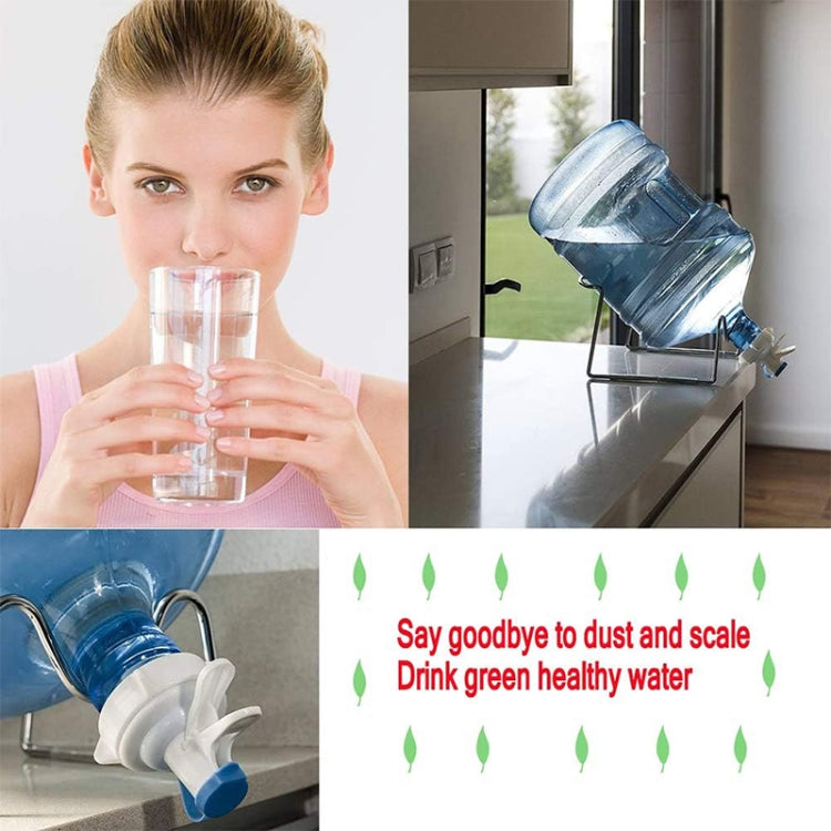 PP Water Bottle Faucet Dispenser Valve for 55mm Crown Top Bottle with Dustproof Cover by buy2fix