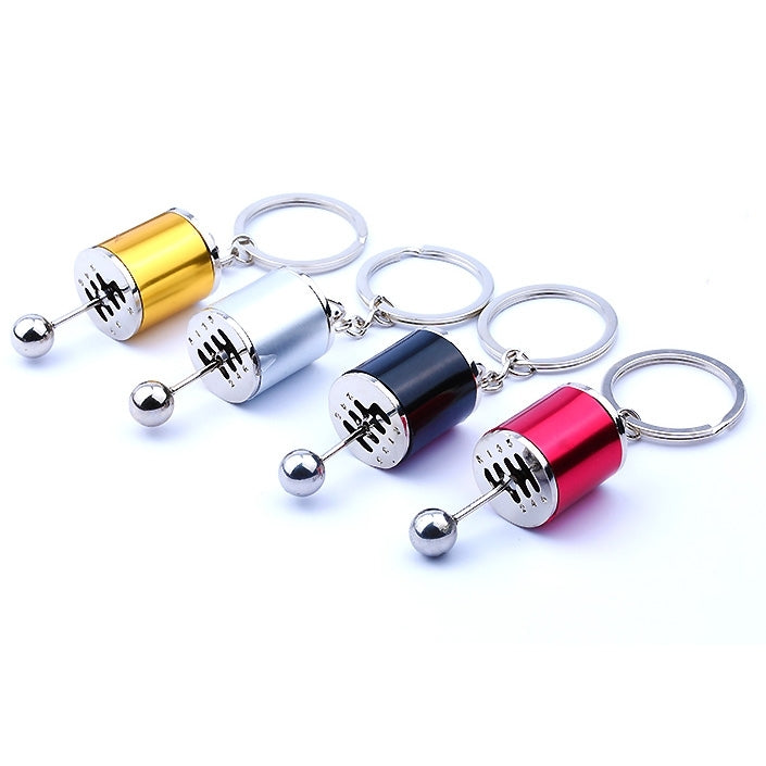 Six-speed Manual Shift Gear Keychain Key Ring Holder(Black) by buy2fix