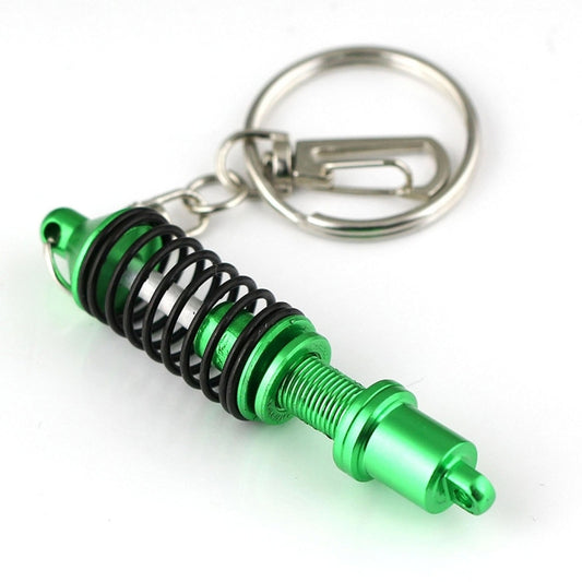 Shock Absorber Keychain Key Ring Holder(Green) by buy2fix