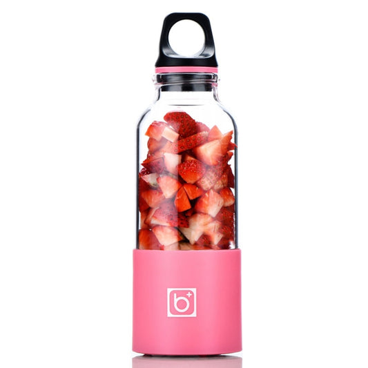 Bingo 500ml Mini Portable USB Rechargeable Electric Juicer Cup Juicer Blender, 22000 Revolutions Per Minute(Pink) by buy2fix