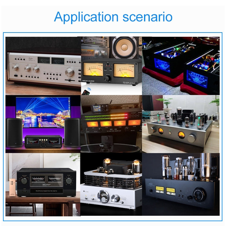 TR-35W VU Meter Power AMP Amplifier DB Table Audio Level Head Meter Sound Pressure Meter by buy2fix