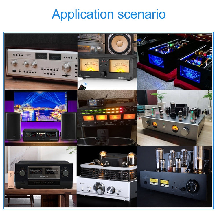 TN-73 High-precision VU Meter DB Power Discharge Flat Meter Mixer Power Meter by buy2fix